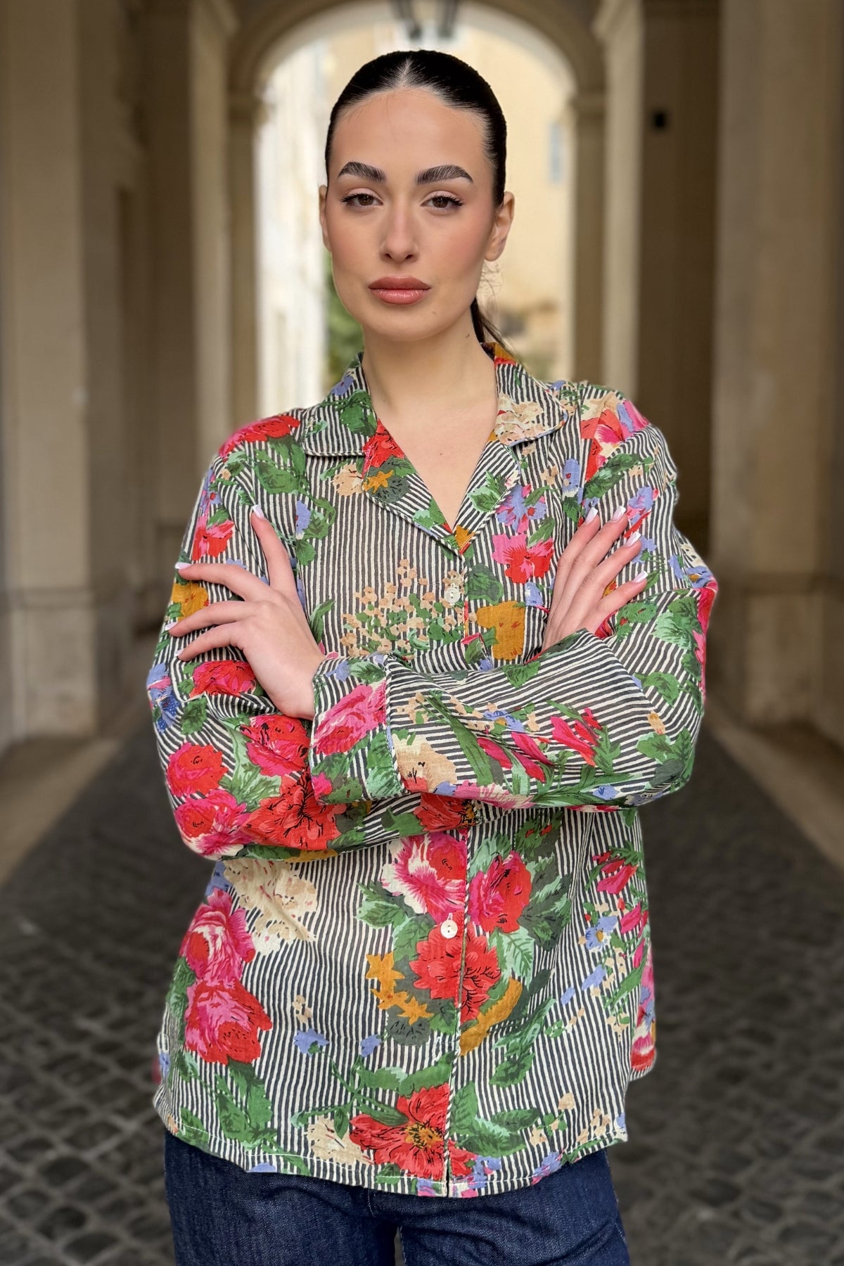 MAISON HOTEL - camicia piti - NOIR