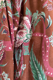 WU-SIDE - giacca kimono viscosa - CAFFE