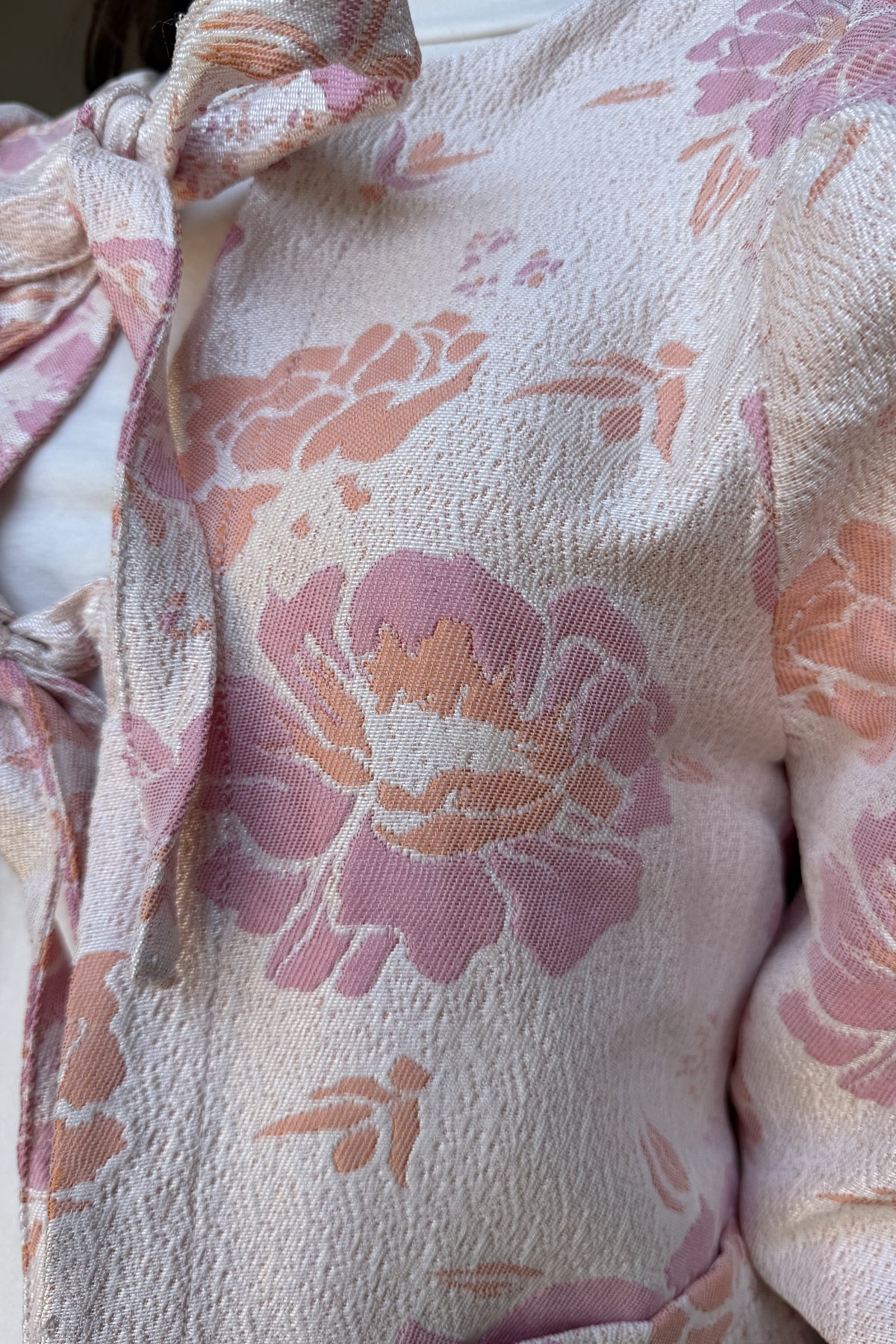 FLOW - giacca jacquard - ROSA
