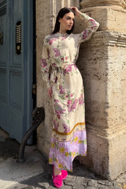 WU-SIDE - abito chemisier viscosa - BURRO