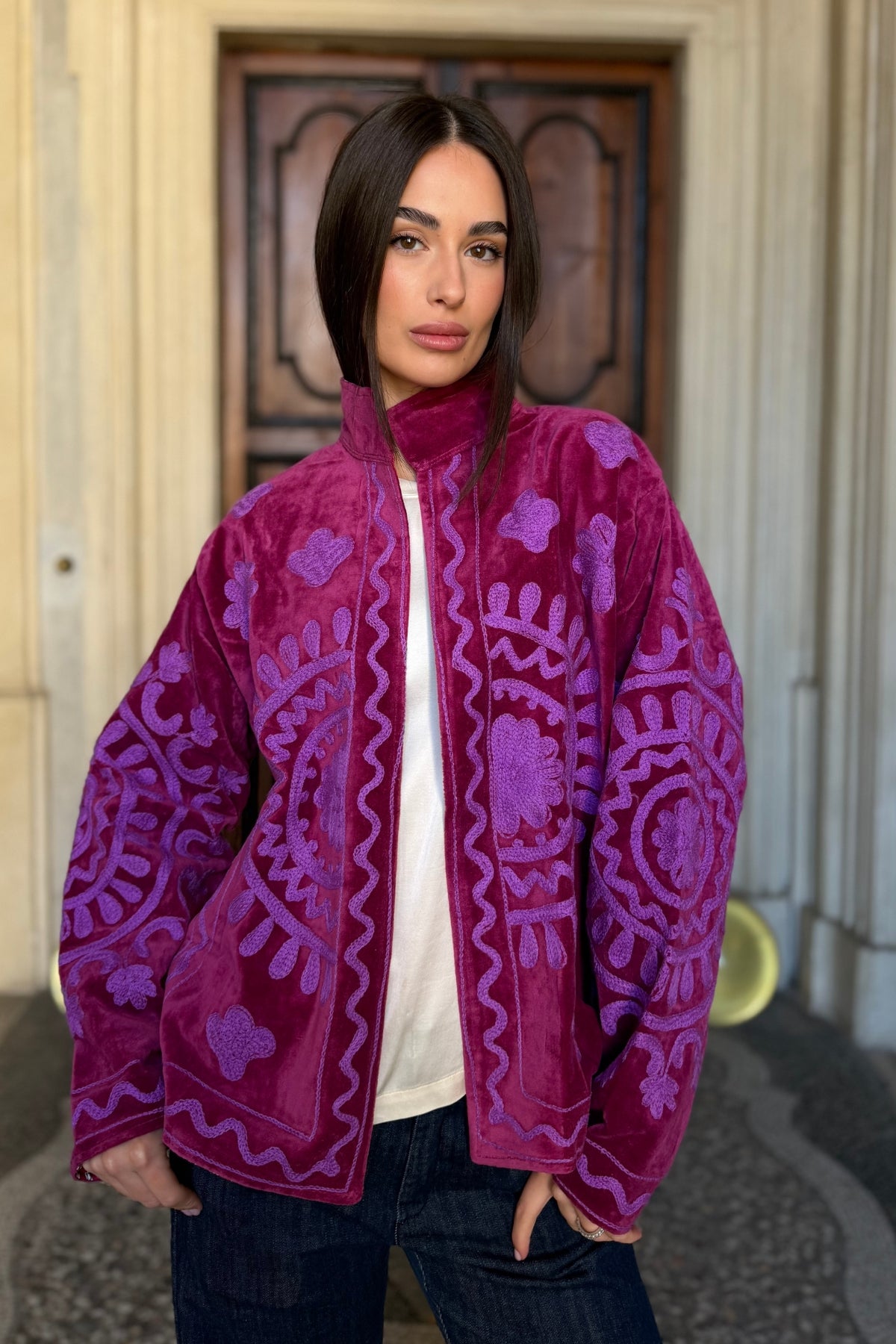 FABRICE PARIS - giacca kimono moucheron - 151