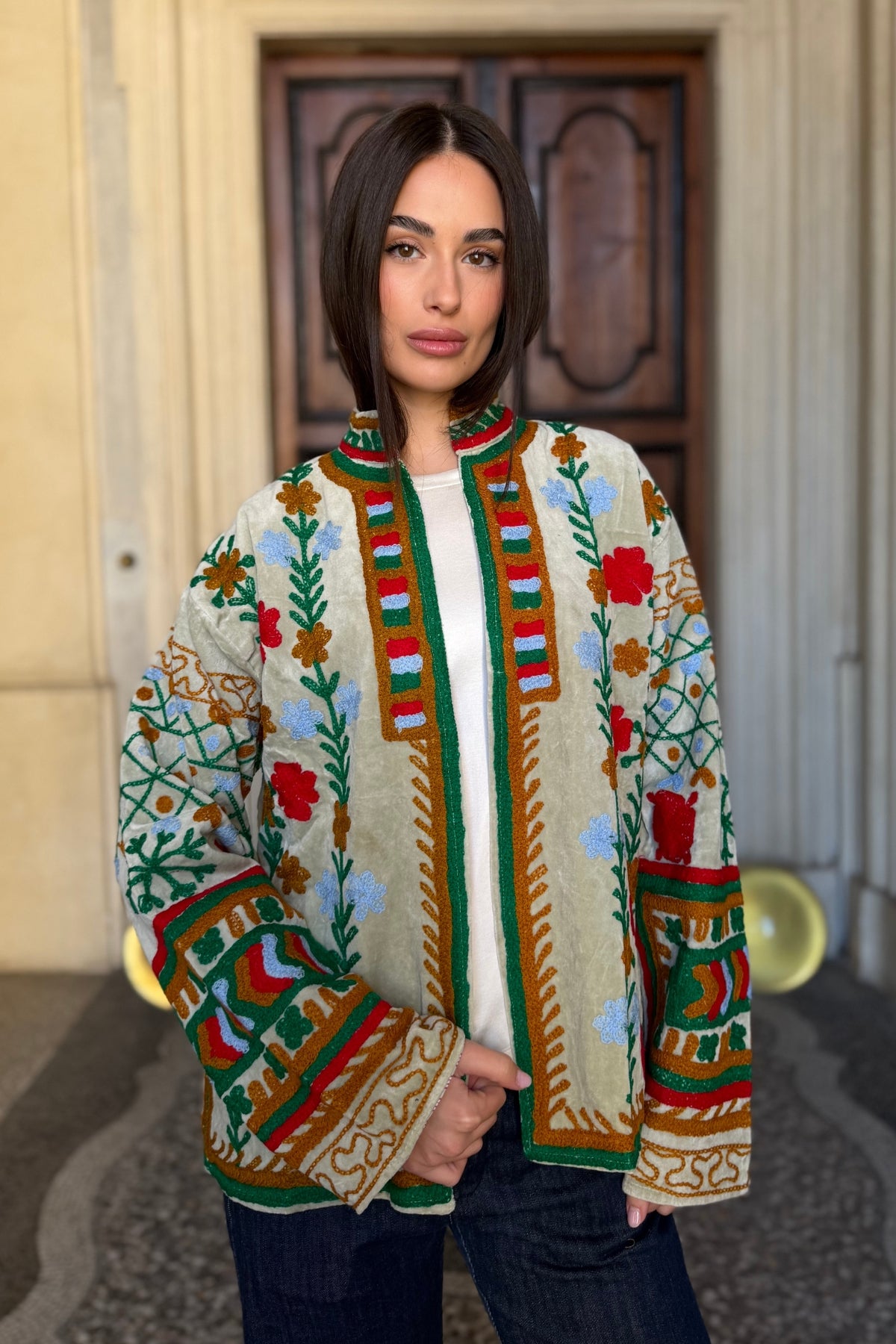 FABRICE PARIS - giacca kimono moucheron - 157