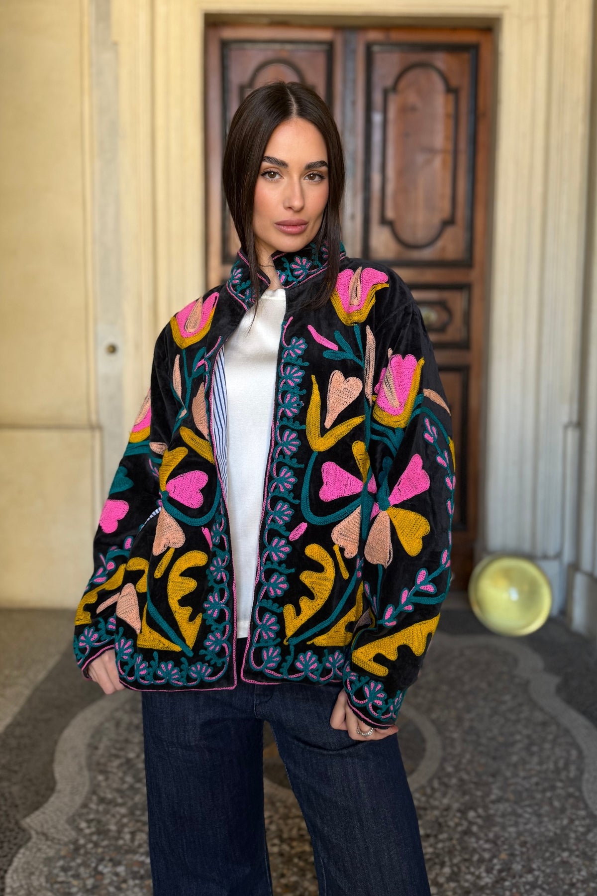 FABRICE PARIS - giacca kimono moucheron - 163