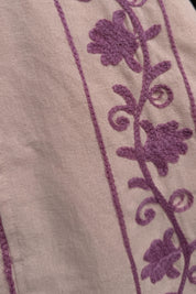 ARTEFILIA-MILANO - giacca uma cotone ricamato - DESERT PINK