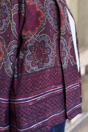 WU-SIDE - giacca kimono viscosa - AMARENA