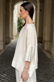 ARTEFILIA-MILANO - blusa marea - BURRO
