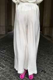 ARTEFILIA-MILANO - pantalone marea viscosa - BURRO