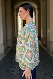 one-hundred-stars-1 - giacca kimono - AFTERNOON TEA GREEN