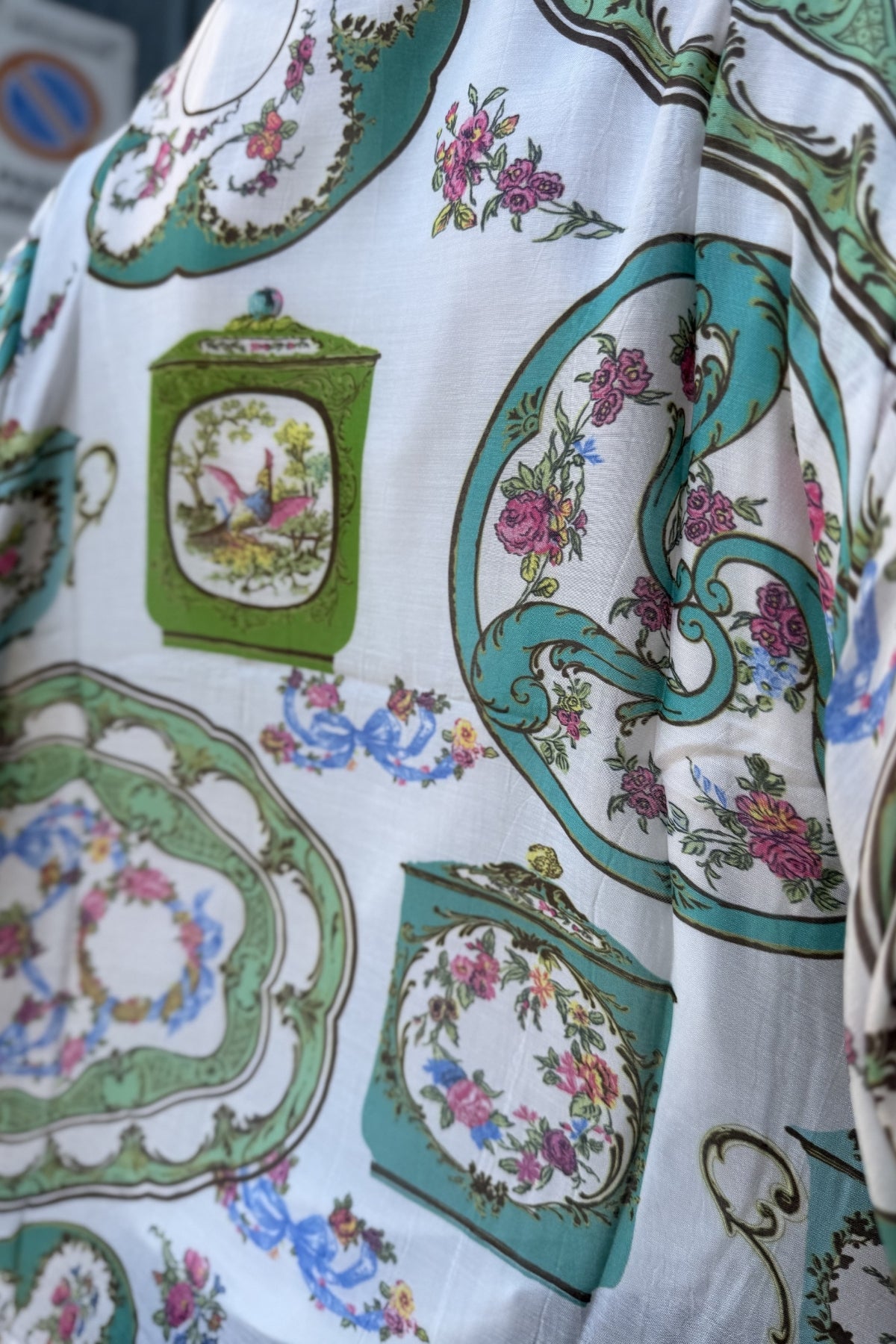 one-hundred-stars-1 - giacca kimono - AFTERNOON TEA GREEN