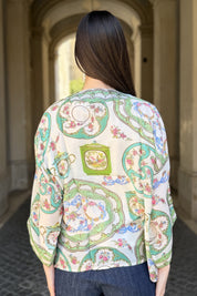 one-hundred-stars-1 - giacca kimono - AFTERNOON TEA GREEN