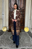WU-SIDE - kimono fantasia viscosa - MARRONE