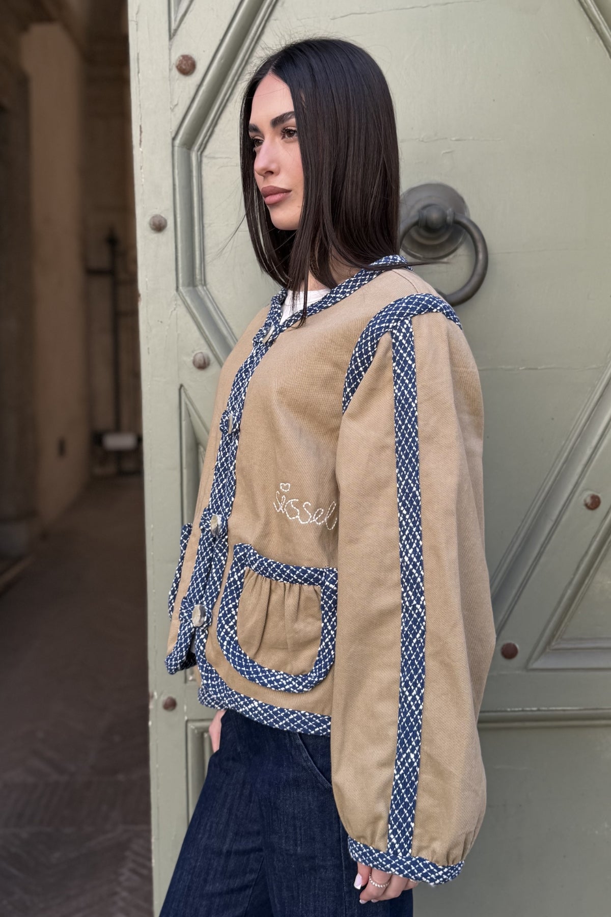 SISSEL EDELBO - como jacket - SAND