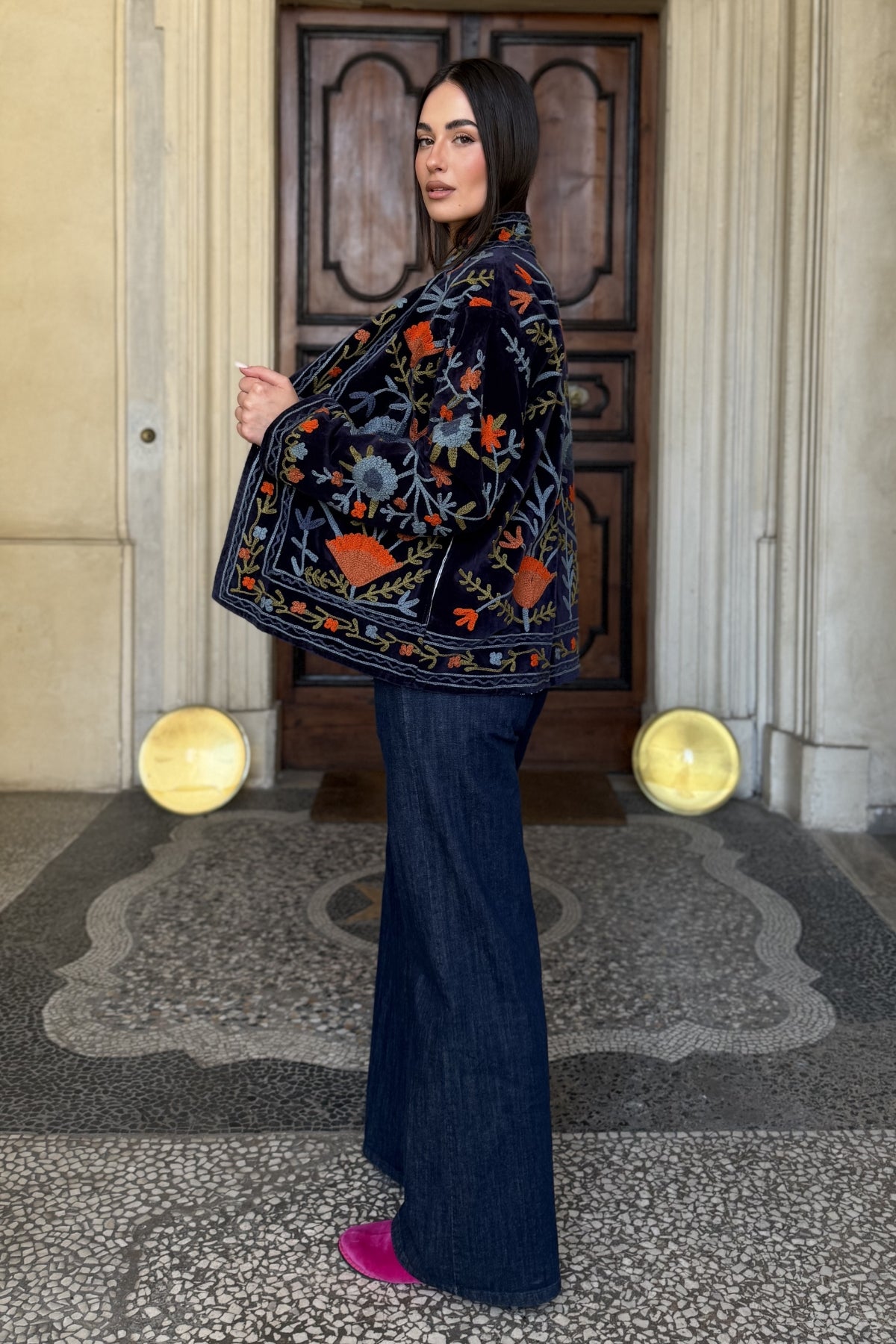 FABRICE PARIS - giacca kimono moucheron - 55