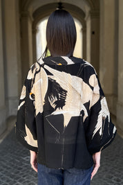 one-hundred-stars-1 - giacca kimono crepe - STORK BLACK