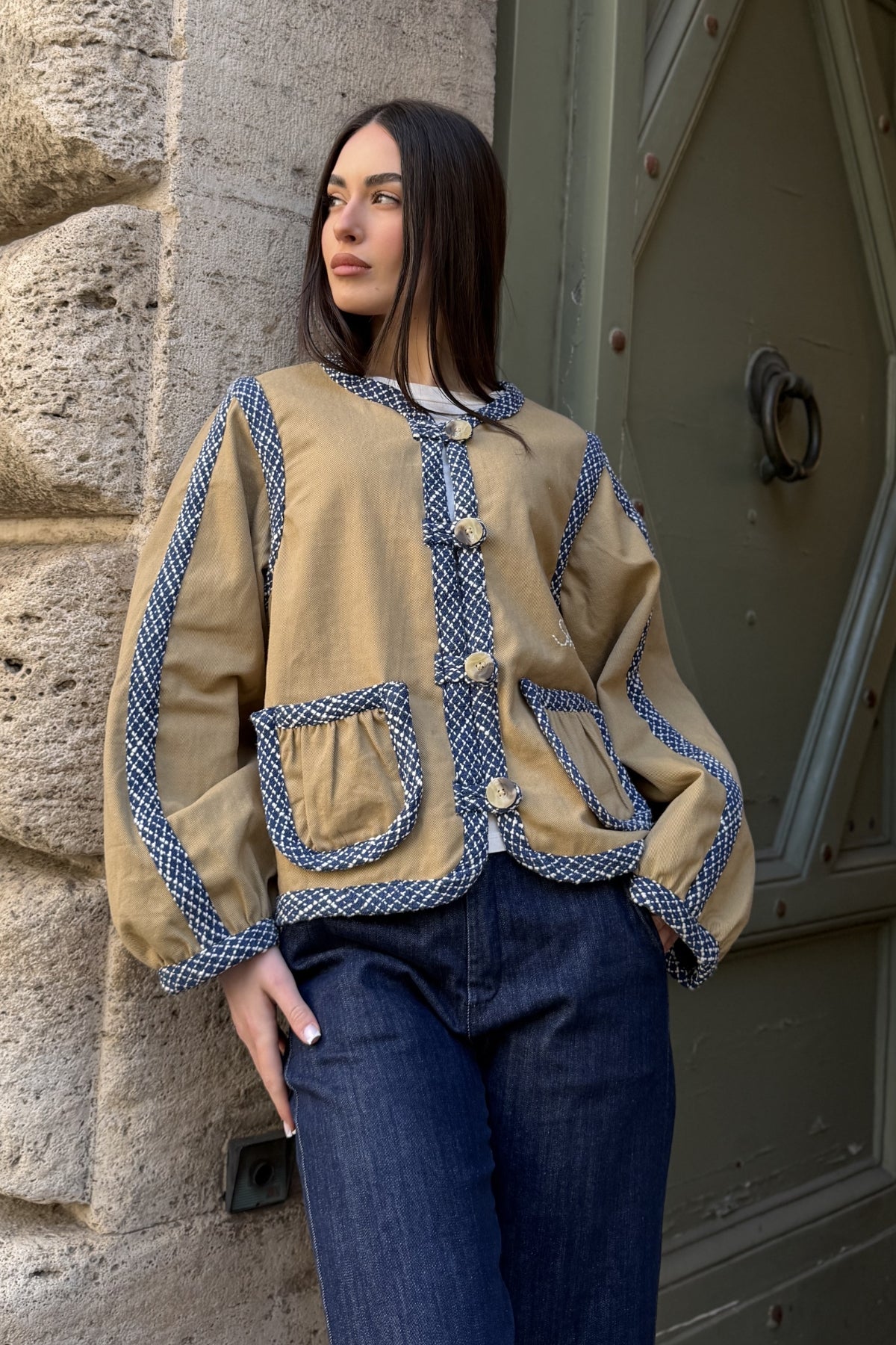 SISSEL EDELBO - como jacket - SAND