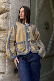 SISSEL EDELBO - como jacket - SAND