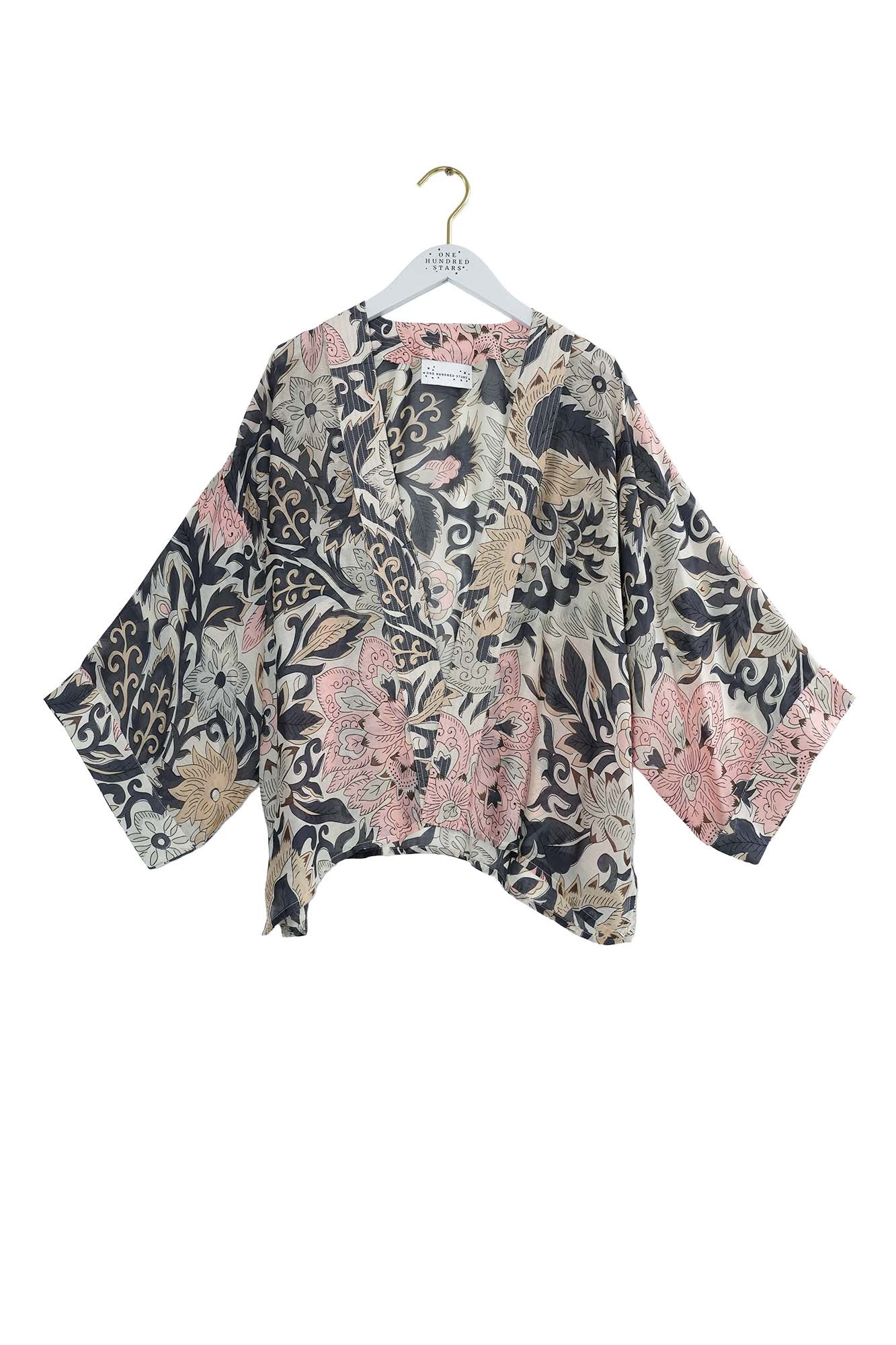 ONE HUNDRED STARS - kimono corto - Block Taupe