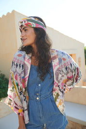 ONE HUNDRED STARS - kimono corto - SUSANI PINK