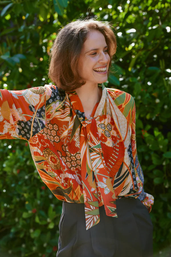 one-hundred-stars  blouse - FANS SCARLET