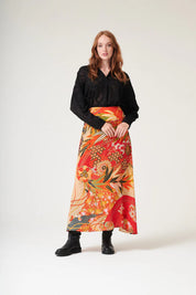 one-hundred-stars  maxi skirt - FANS SCARLET
