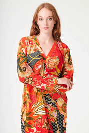 one-hundred-stars  midi dress - FANS SCARLET
