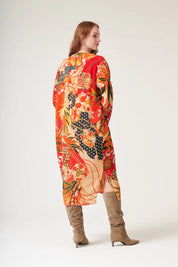 one-hundred-stars  midi dress - FANS SCARLET