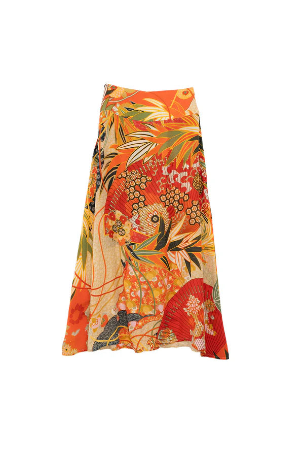 one-hundred-stars  maxi skirt - FANS SCARLET