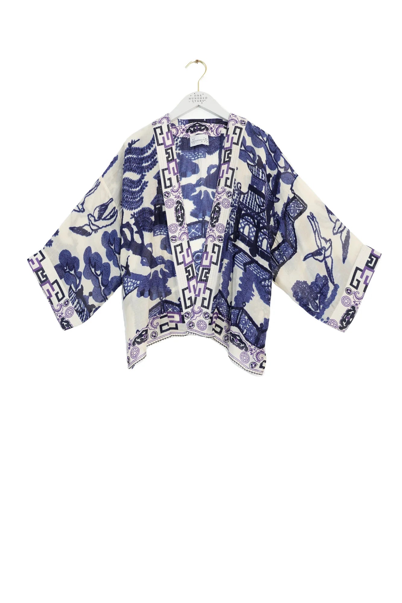 ONE HUNDRED STARS - kimono corto - GIANT WILLOW BLUE