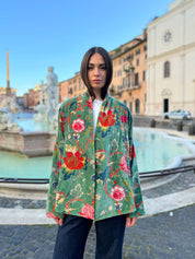 ARTEFILIA-MILANO - giacca uma velluto stampato - BRERA SAVOIA