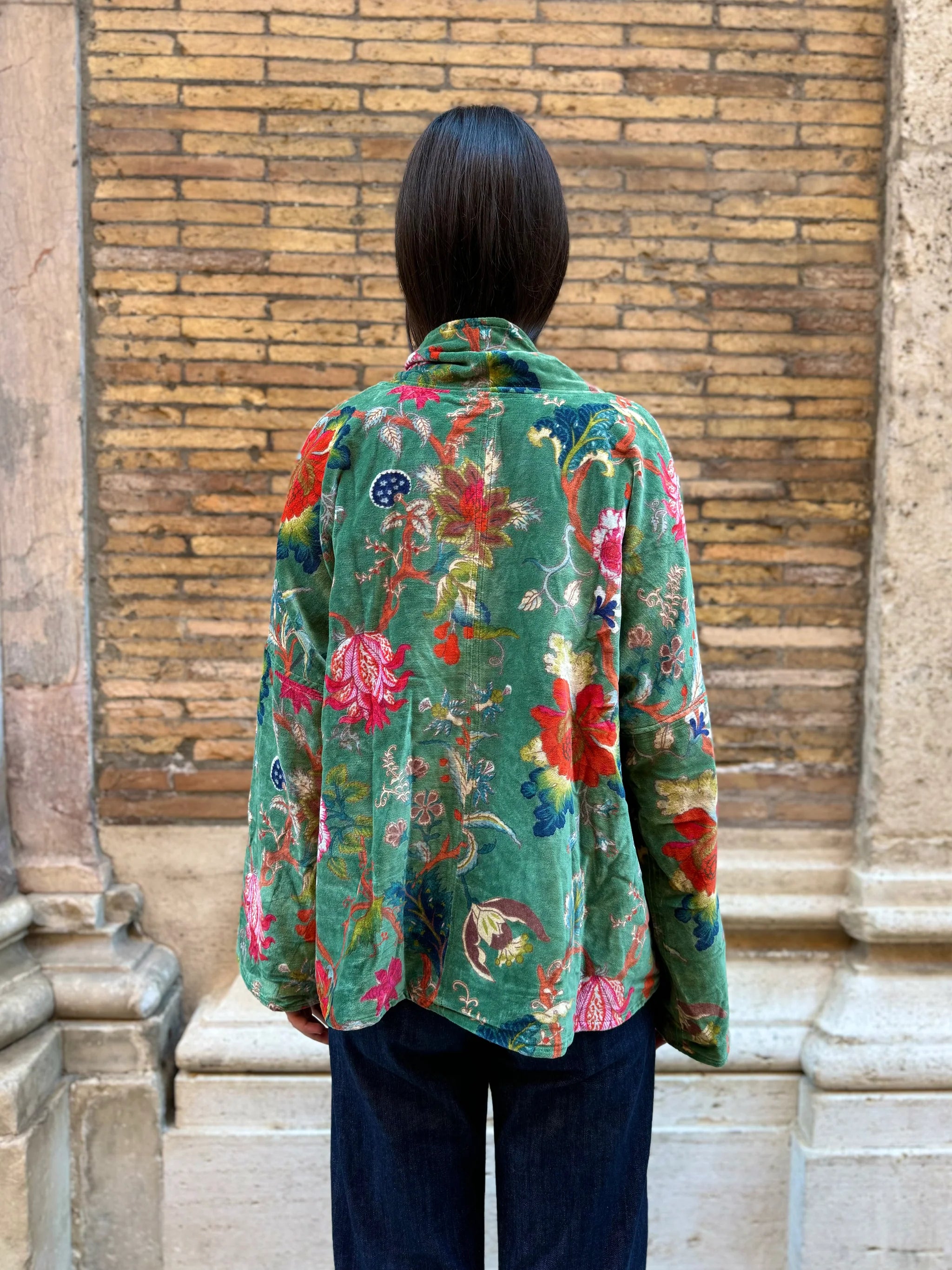 ARTEFILIA-MILANO - giacca uma velluto stampato - BRERA SAVOIA