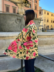 ARTEFILIA-MILANO - giacca uma velluto ricamato - NAIMA BURRO