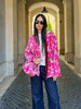 ARTEFILIA-MILANO - borsa velluto stella - MURANO FUXIA