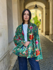ARTEFILIA-MILANO - borsa velluto stella - BRERA SAVOIA