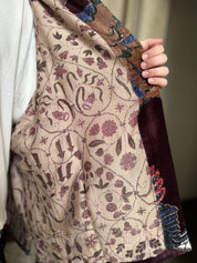 one-hundred-stars-1 - velvet jacket - CRANE PLUM