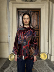 one-hundred-stars-1 - velvet jacket - CRANE PLUM
