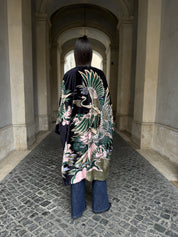 one-hundred-stars-1 - kimono velluto grande - CRANE EMERALD