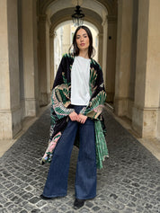 one-hundred-stars-1 - kimono velluto grande - CRANE EMERALD