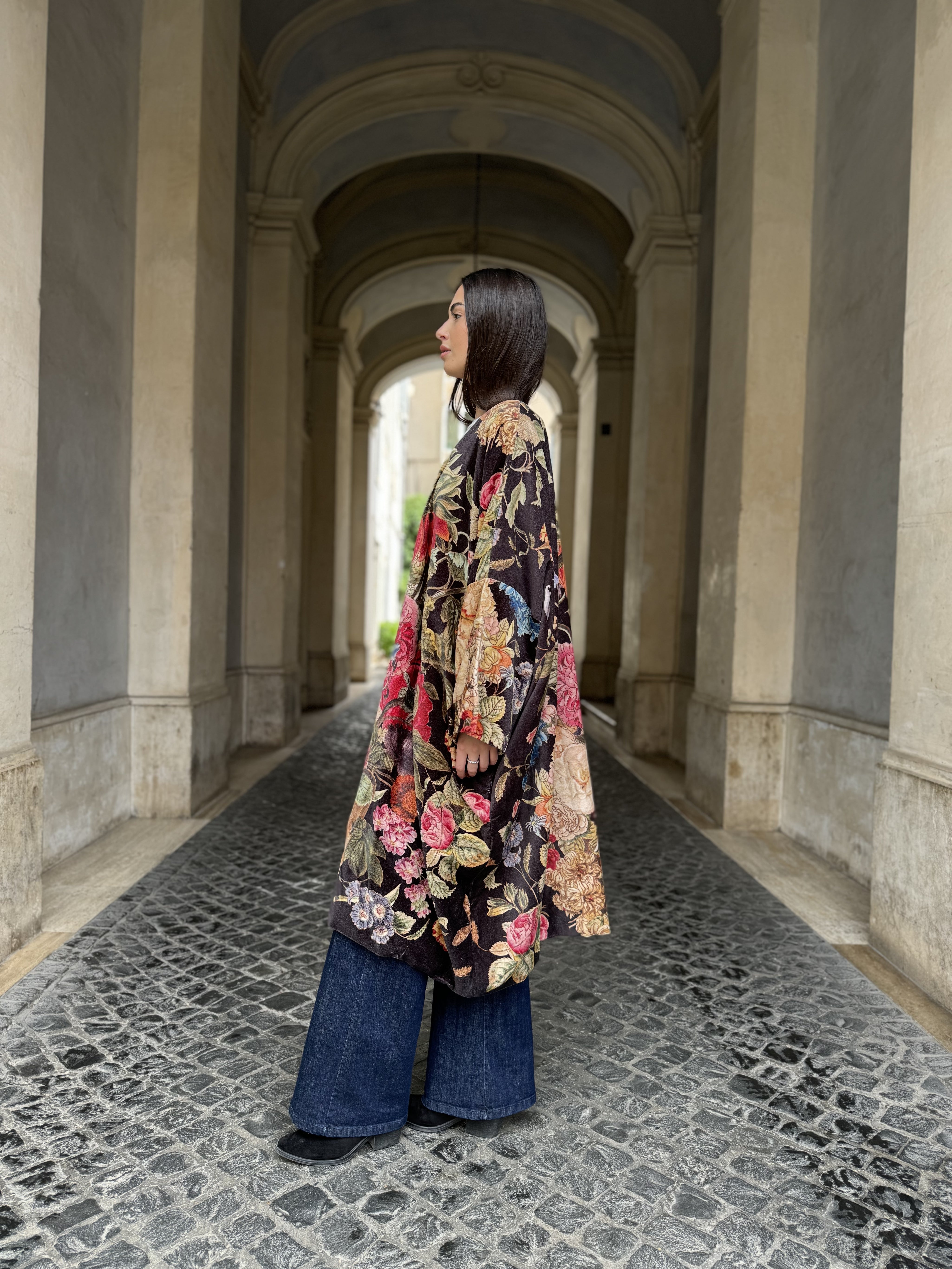 one-hundred-stars-1 - kimono velluto grande - PRIMULA BLACK