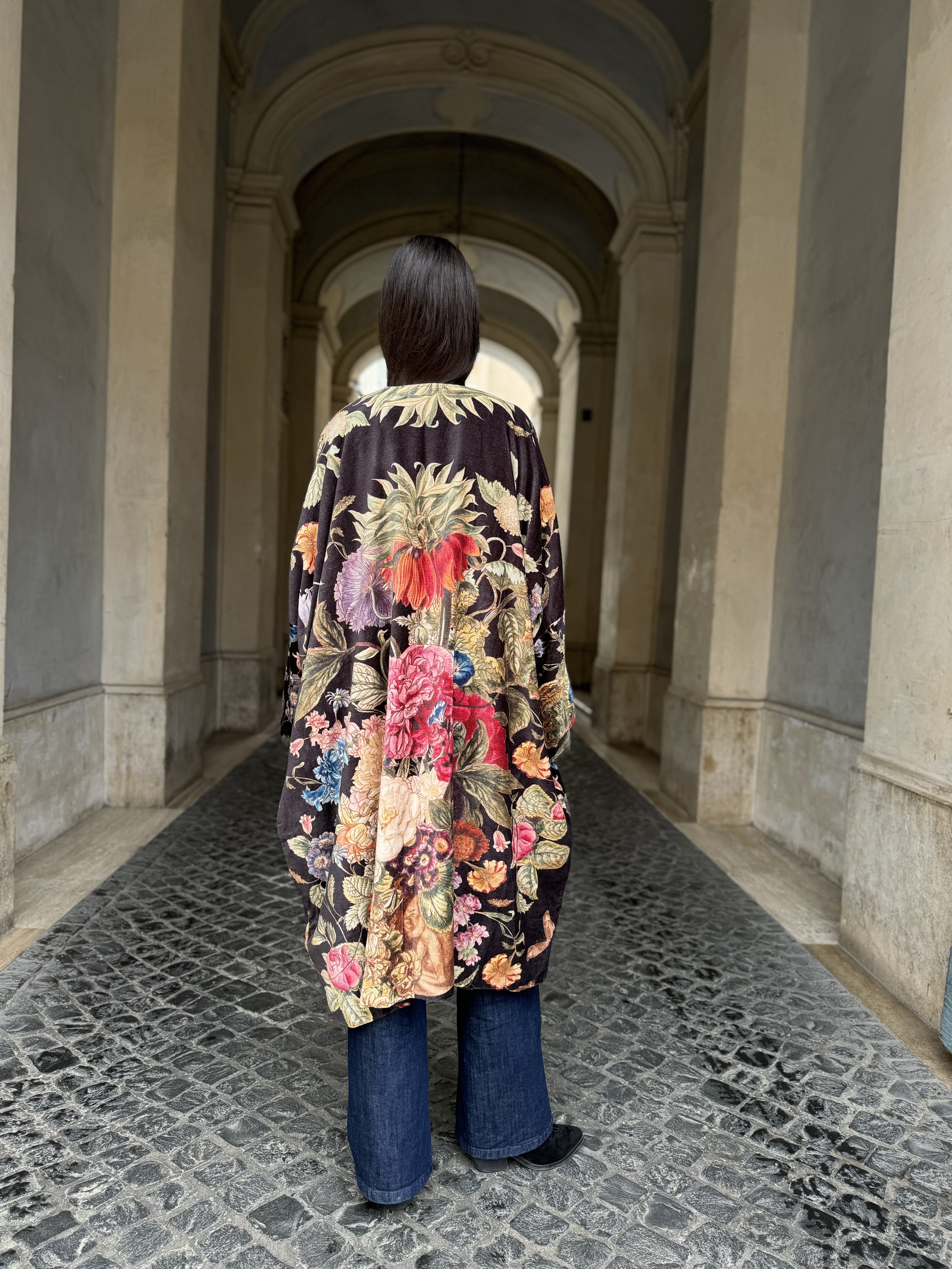 one-hundred-stars-1 - kimono velluto grande - PRIMULA BLACK