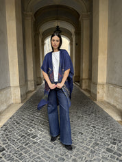 one-hundred-stars-1 - throwover wool - PARSLEYSEED NAVY