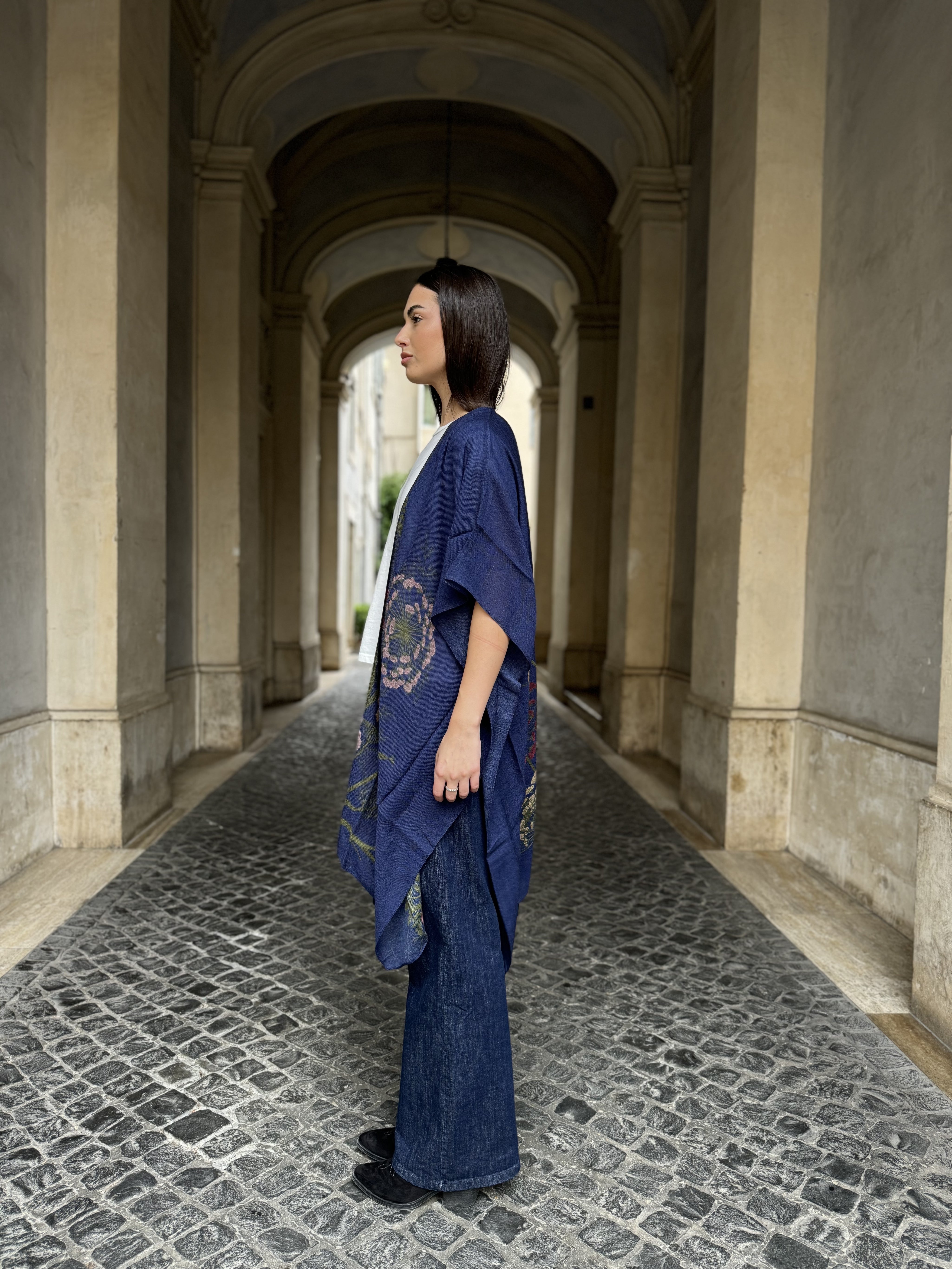 one-hundred-stars-1 - throwover wool - PARSLEYSEED NAVY