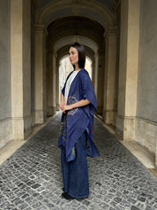 one-hundred-stars-1 - throwover wool - PARSLEYSEED NAVY