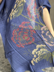 one-hundred-stars-1 - throwover wool - PARSLEYSEED NAVY