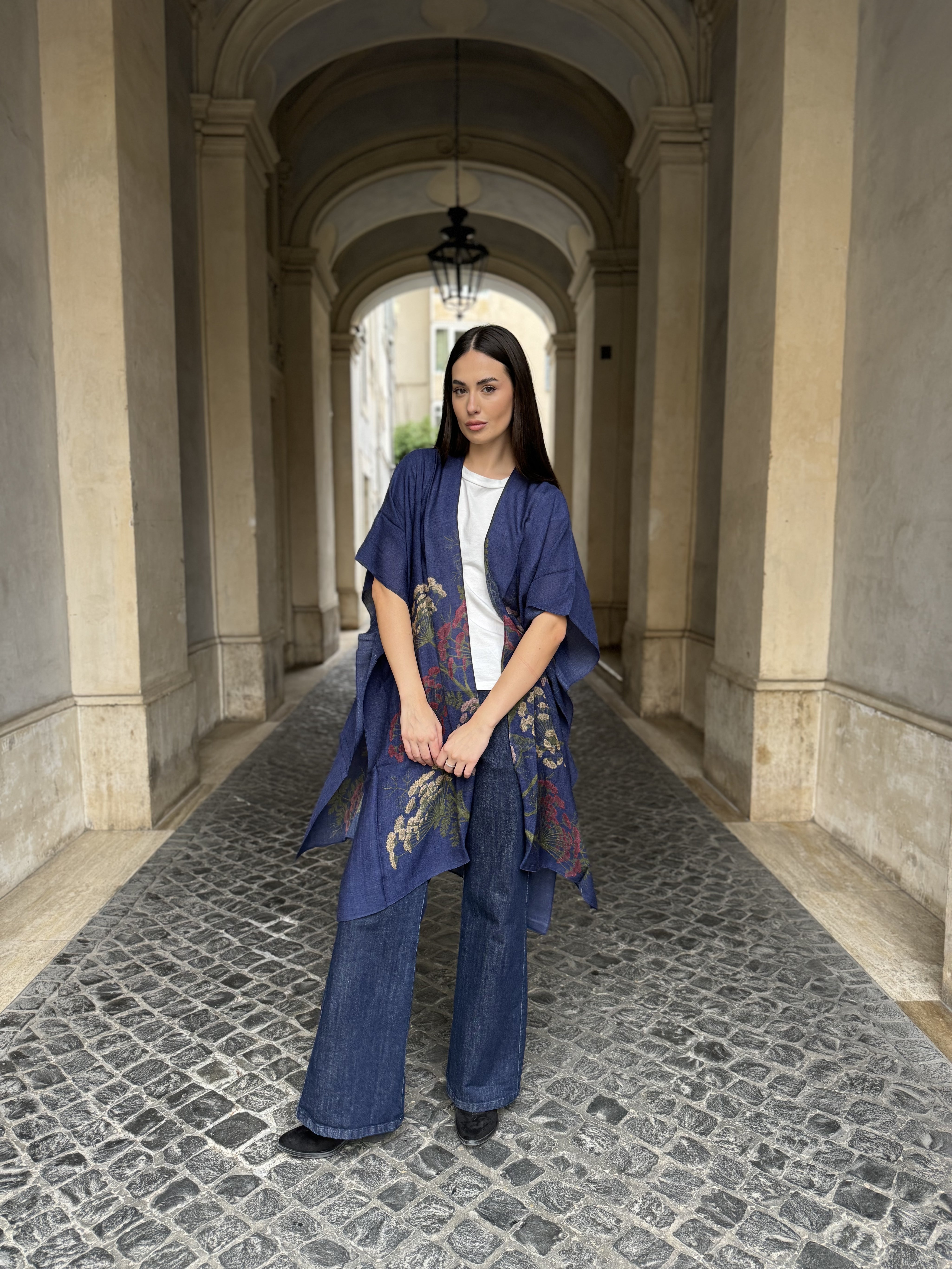 one-hundred-stars-1 - throwover wool - PARSLEYSEED NAVY