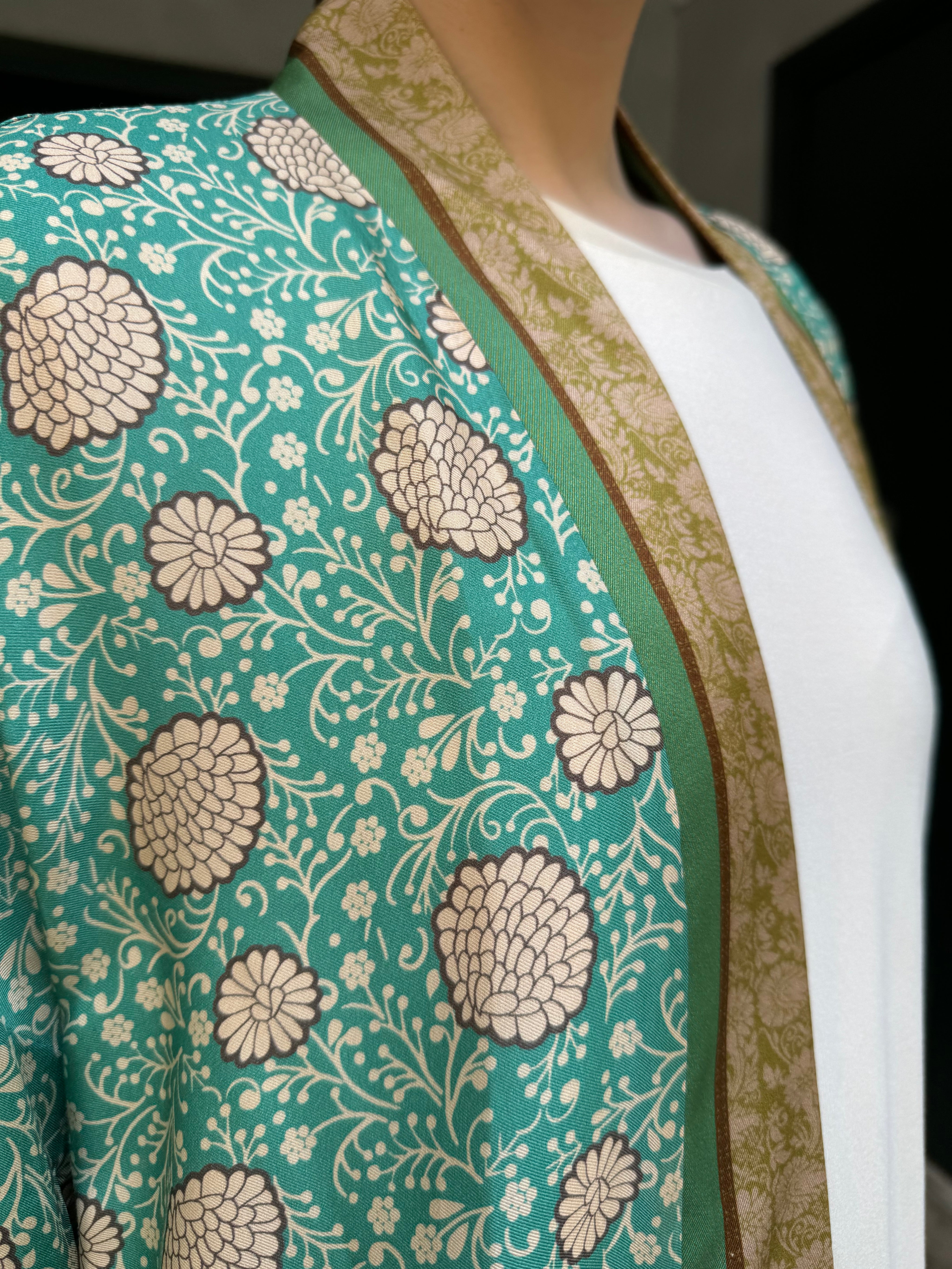 WU-SIDE - giacca kimono - VERDE OLIO