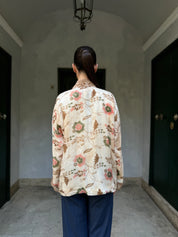 WU-SIDE - giacca kimono ramie - BURRO CAFFE