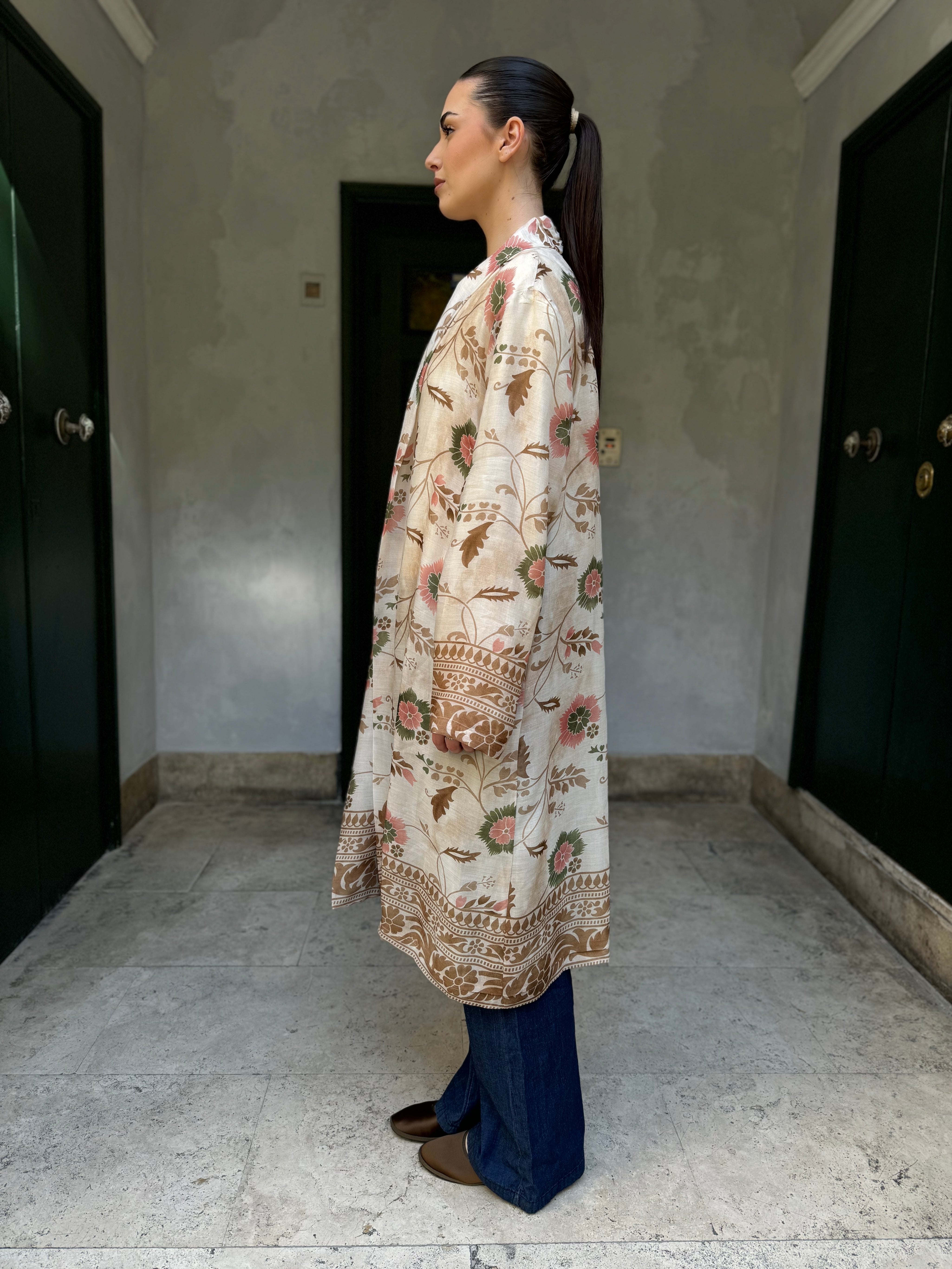 WU-SIDE - kimono ramie - BURRO CAFFE