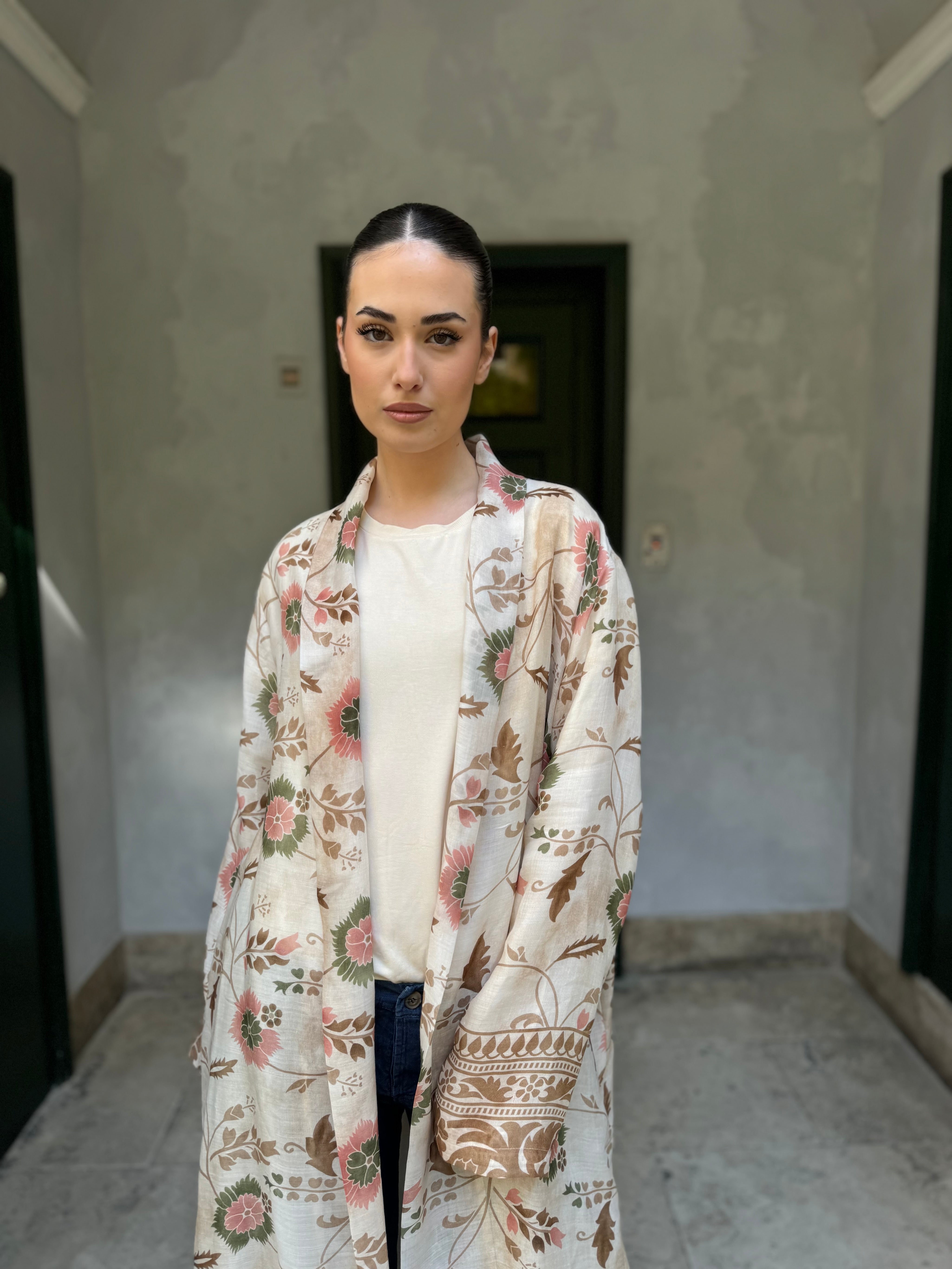 WU-SIDE - kimono ramie - BURRO CAFFE