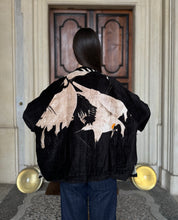 one-hundred-stars-1 - velvet jacket - STORK BLACK