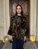 one-hundred-stars-1 - velvet jacket - DRAGON GREEN